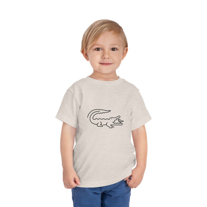 Alligator Print Toddlers T-Shirt