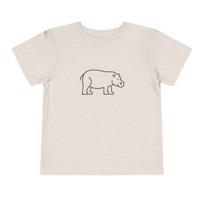 Hippo Print Toddlers T-Shirt