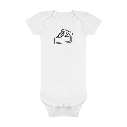 Delicious Pie Slice Print Baby Onesies