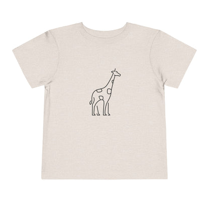 Giraffe Print Toddlers T-Shirt