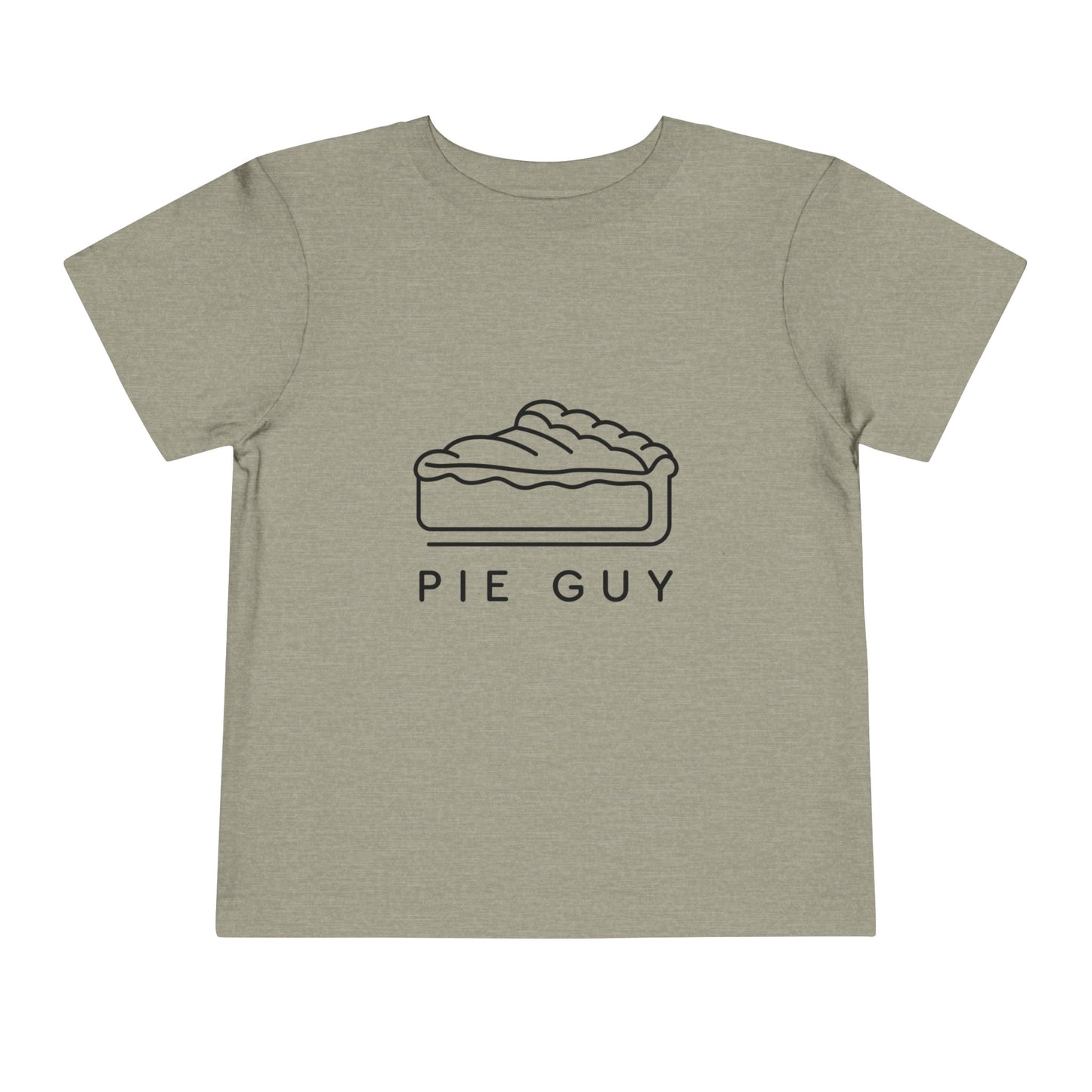 Pie Guy Print Toddlers T-Shirt