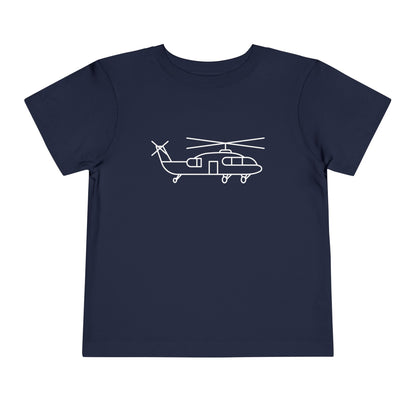 Flying Helicopter Print Kids T-Shirt