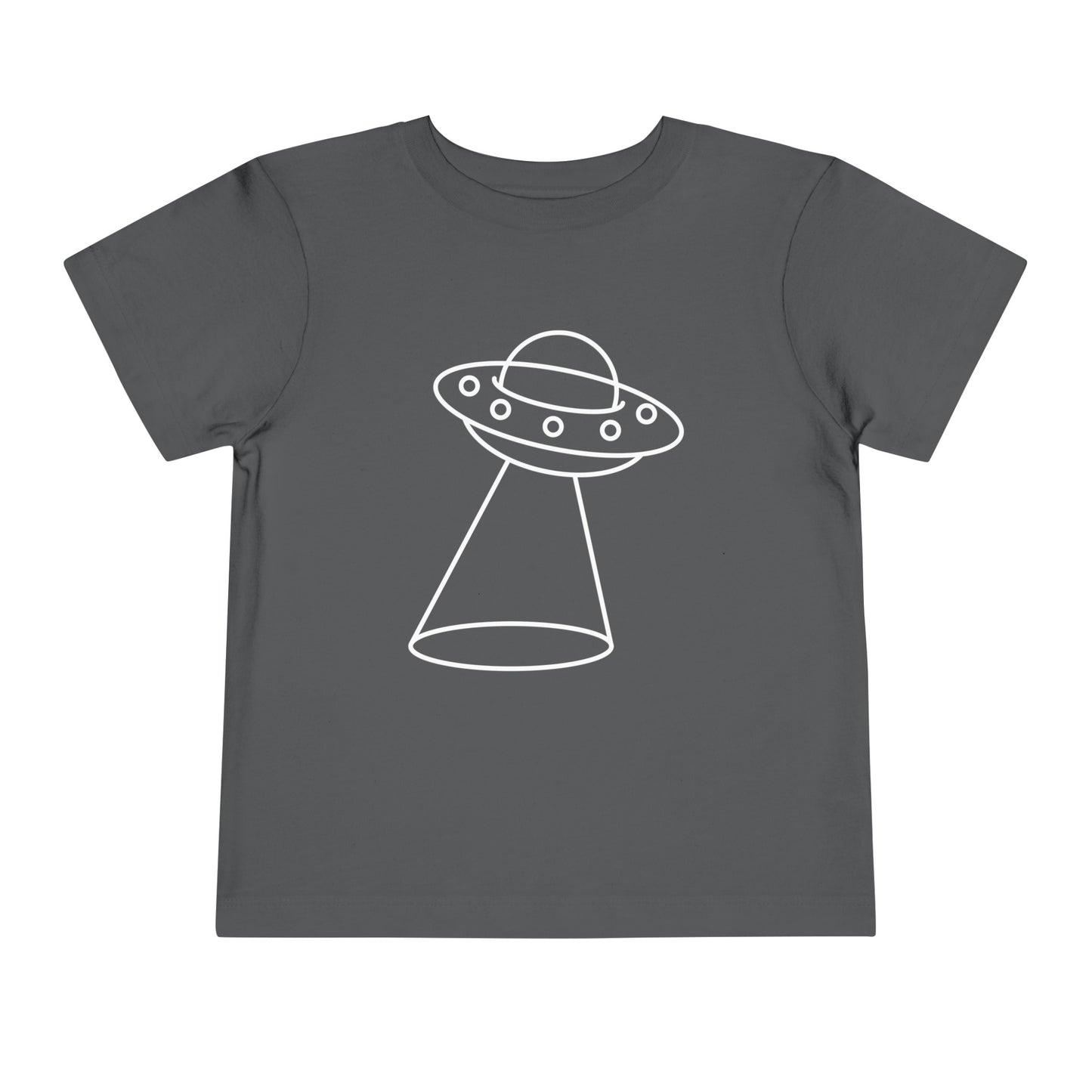 UFO with a Beam of Light Print Kids T-Shirt