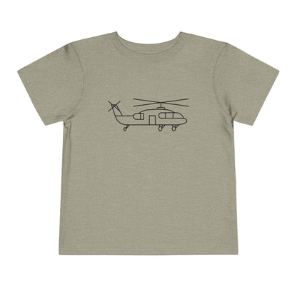 Flying Helicopter Print Kids T-Shirt