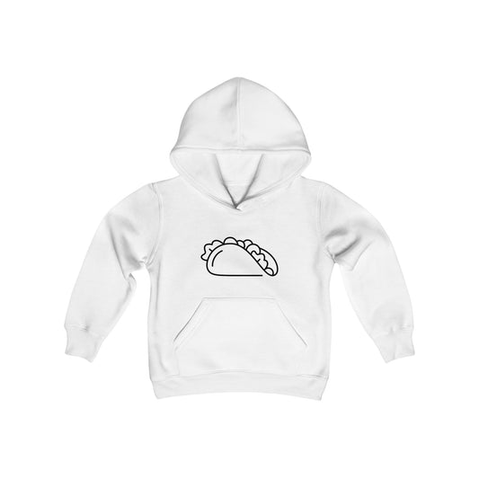 Crunchy Taco Print Kids Hoodie