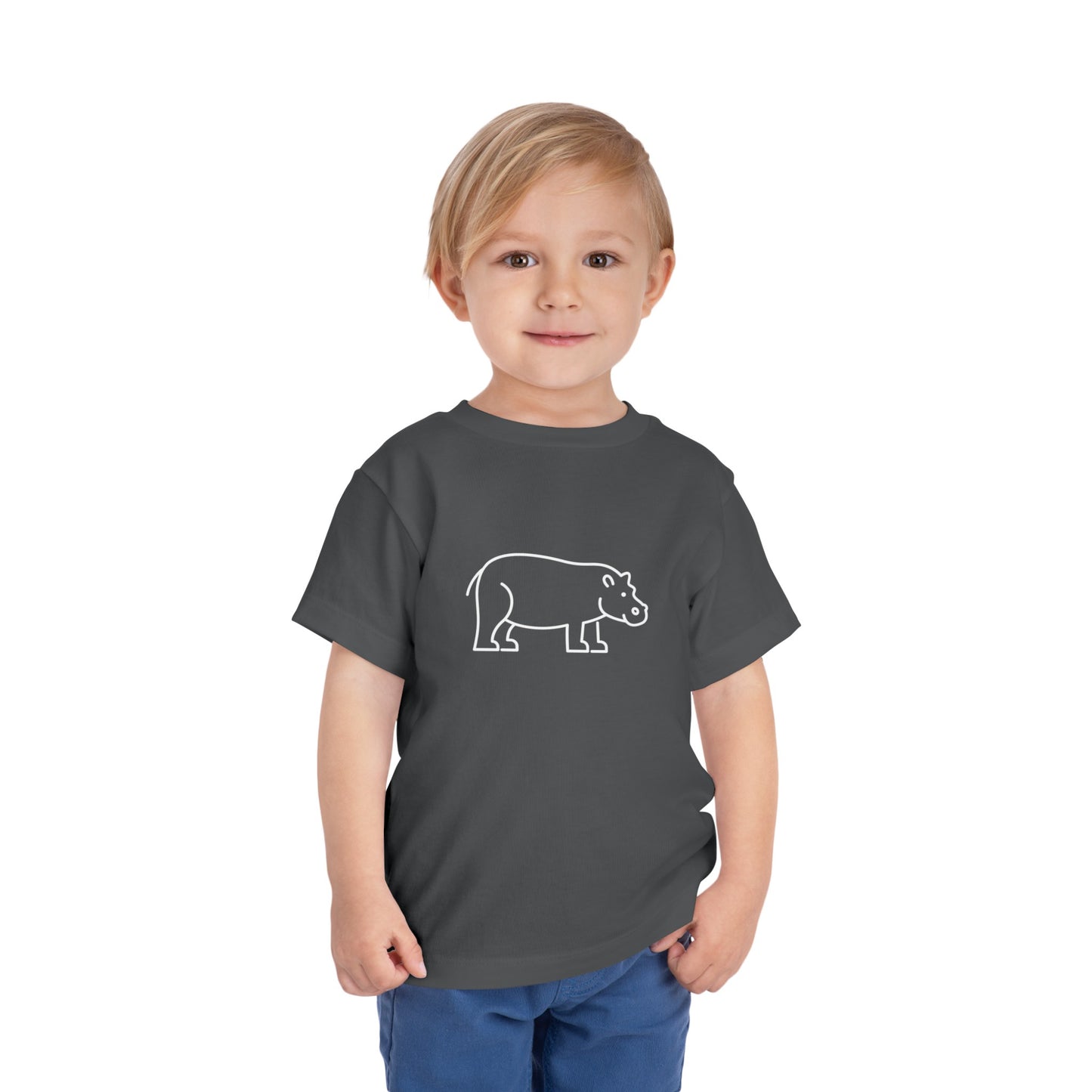 Hippo Print Toddlers T-Shirt