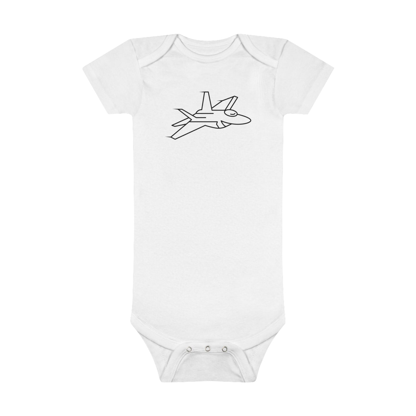 Fast Jet Print Baby Onesies