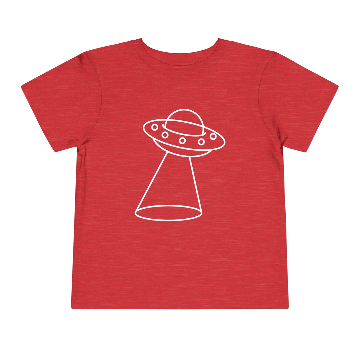 UFO with a Beam of Light Print Kids T-Shirt