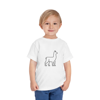 Alpaca Print Toddlers T-Shirt