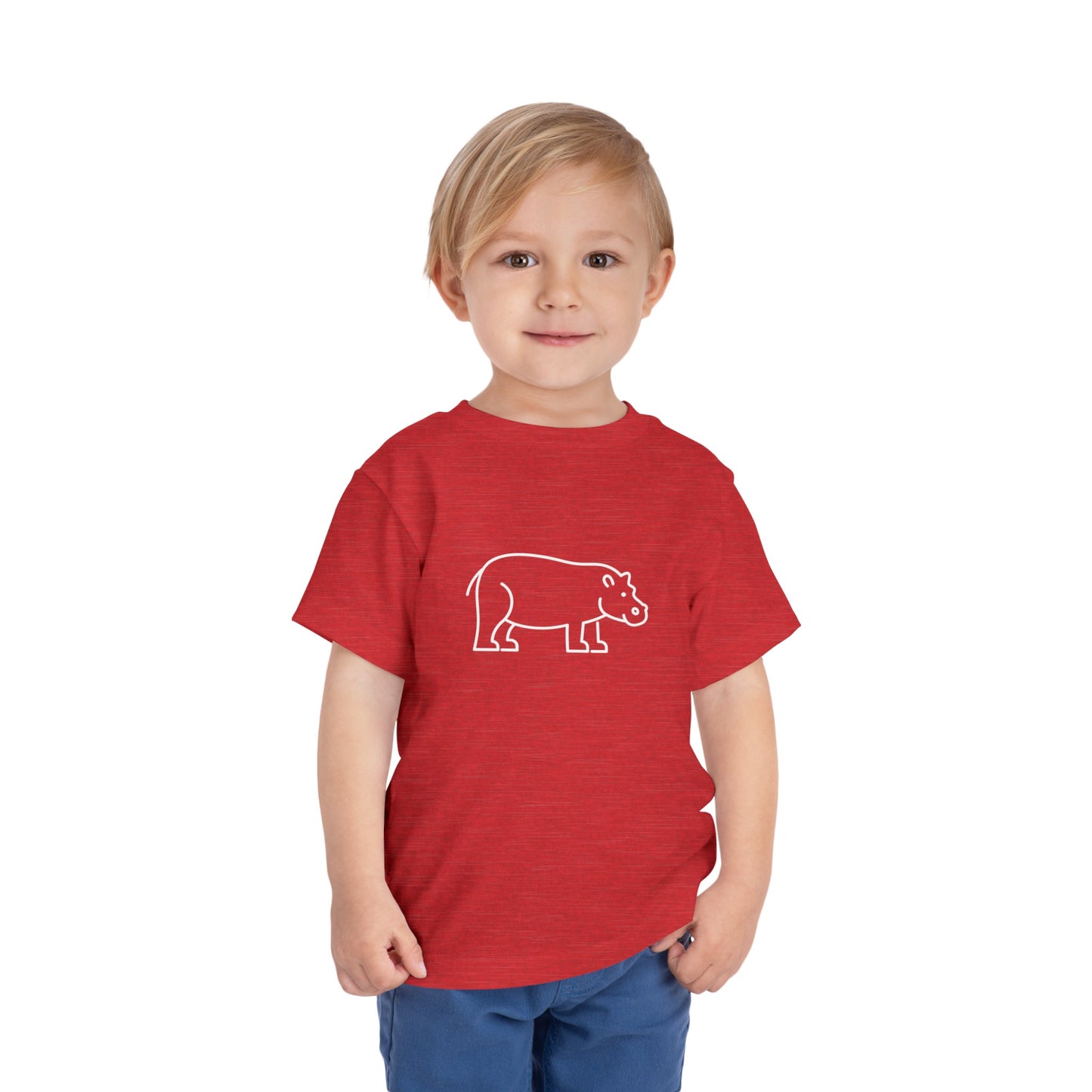 Hippo Print Toddlers T-Shirt