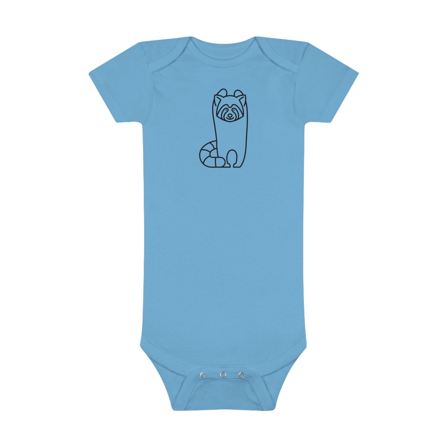 Standing Red Panda Print Baby Onesies