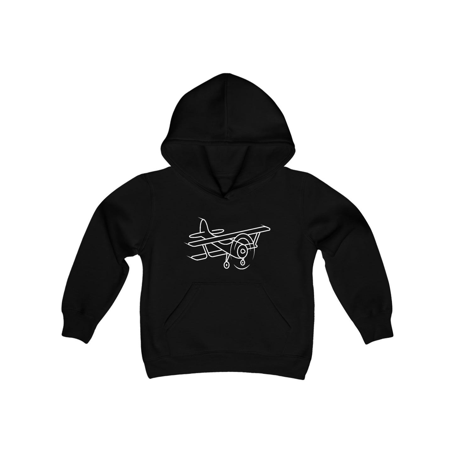 Little Airplane Print Kids Hoodie