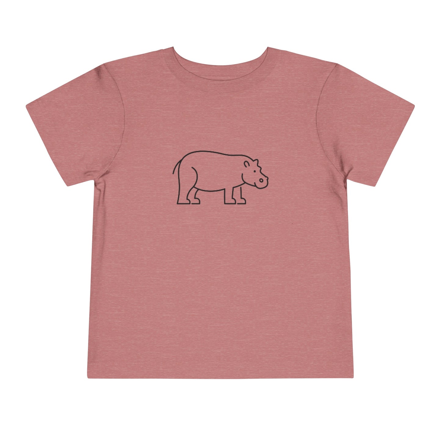 Hippo Print Toddlers T-Shirt