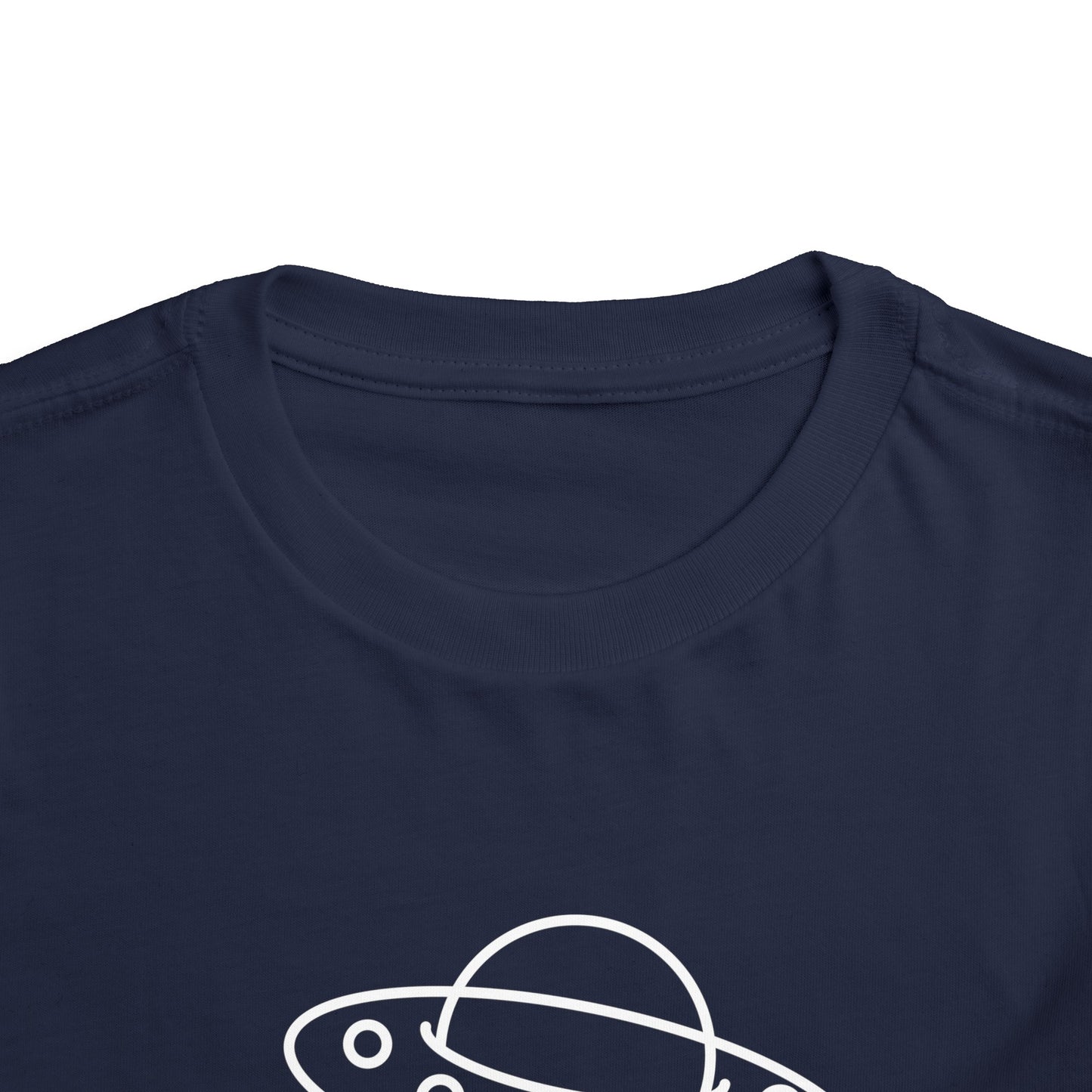 UFO with a Beam of Light Print Kids T-Shirt