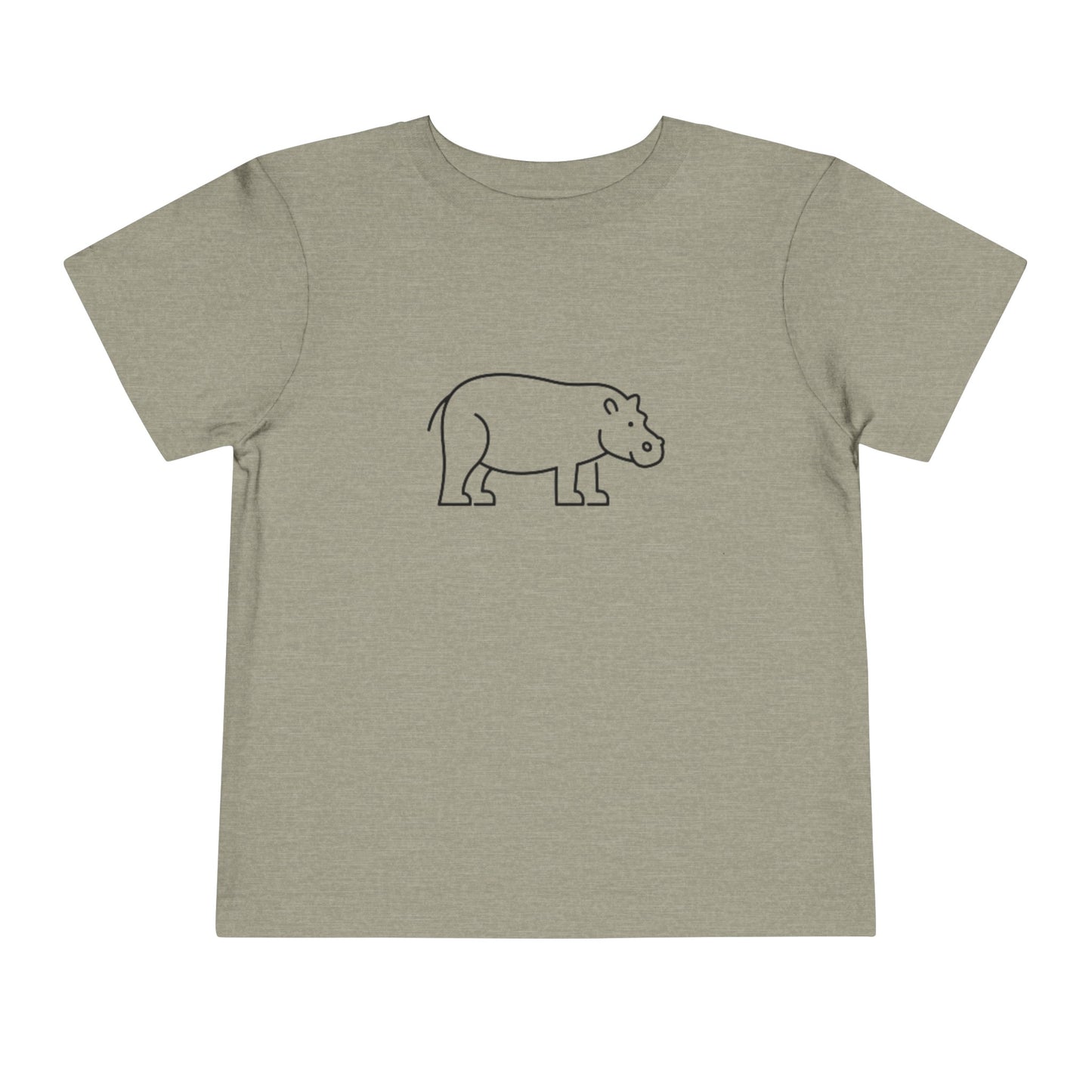 Hippo Print Toddlers T-Shirt