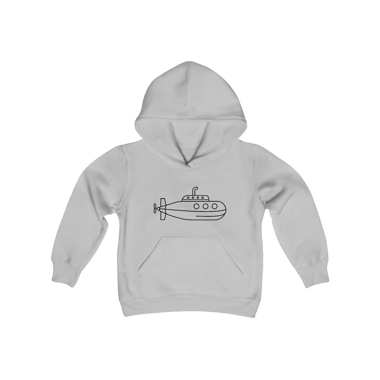 Submarine Print Kids Hoodie