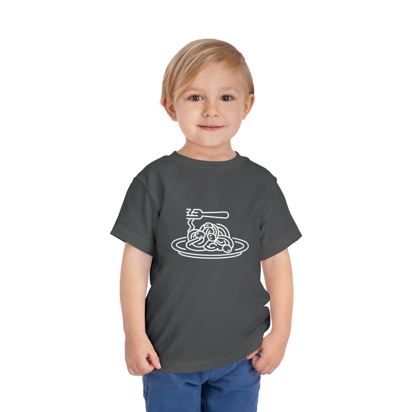 Spaghetti Dinner Print Toddlers T-Shirt