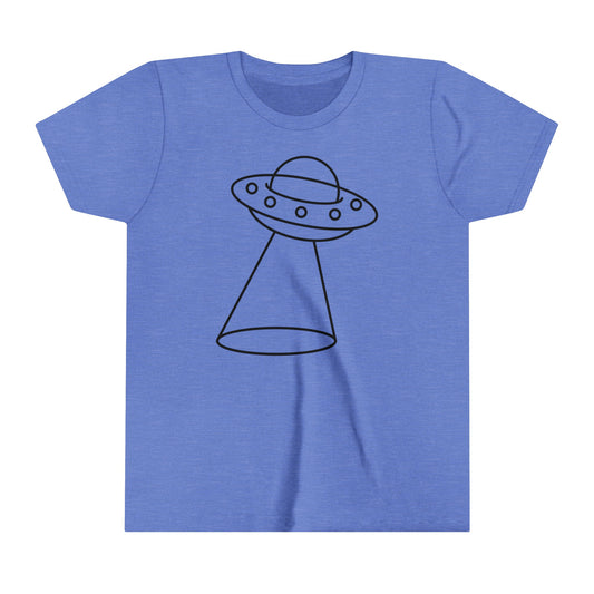 UFO with a Beam of Light Youth T-Shirt