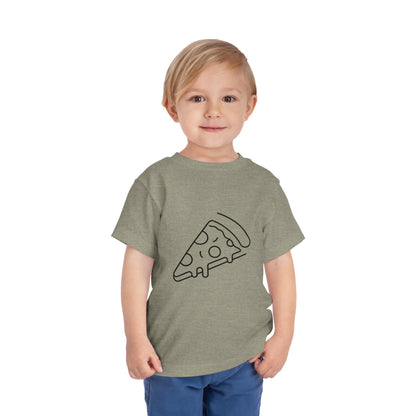 Cheesy Pizza Print Toddlers T-Shirt