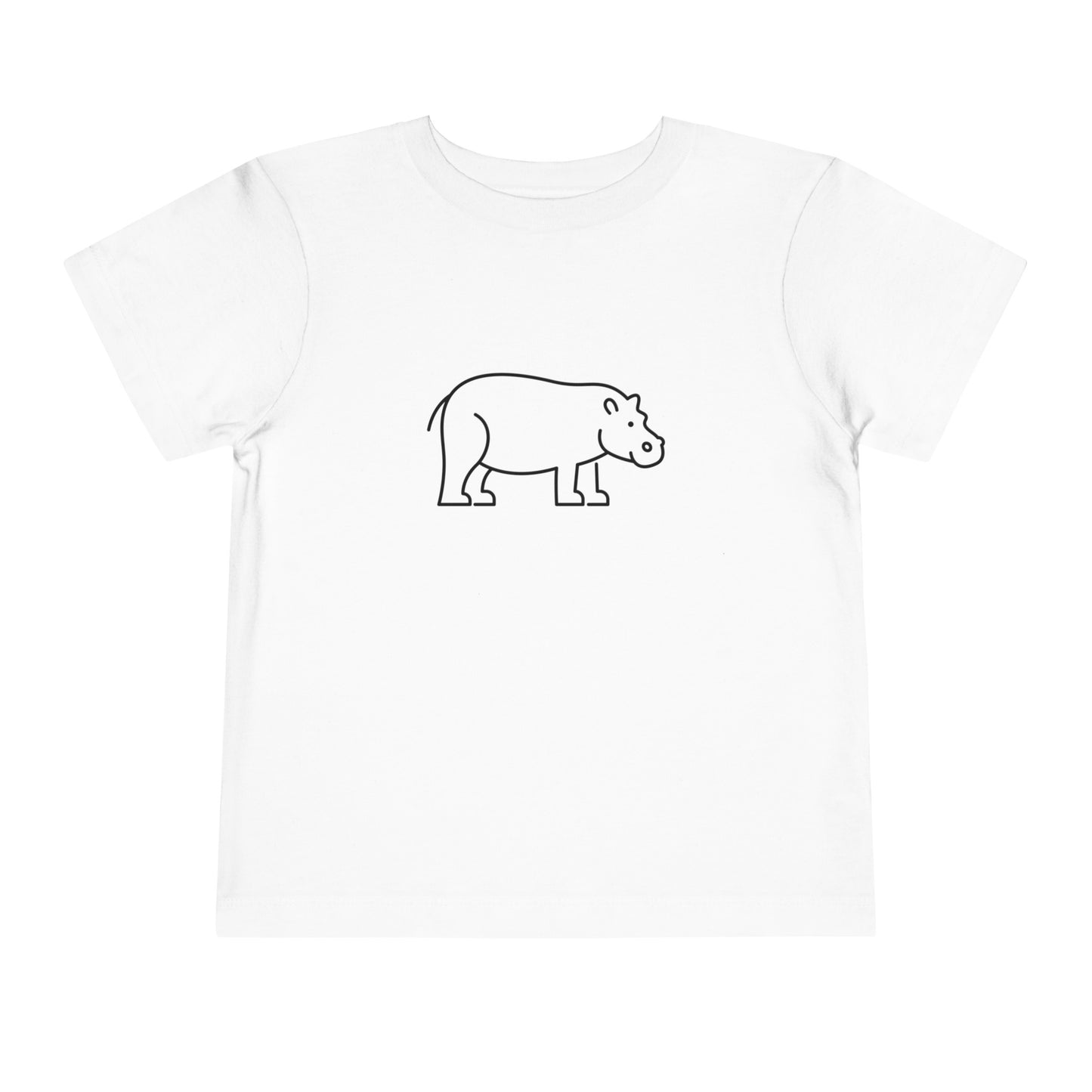 Hippo Print Toddlers T-Shirt