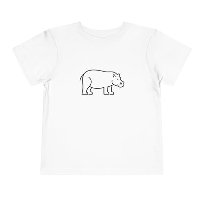 Hippo Print Toddlers T-Shirt