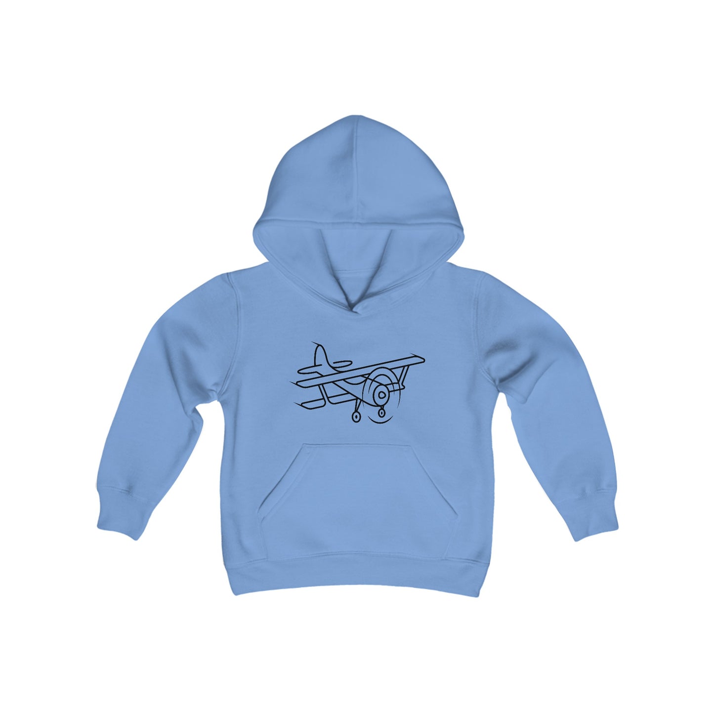 Little Airplane Print Kids Hoodie