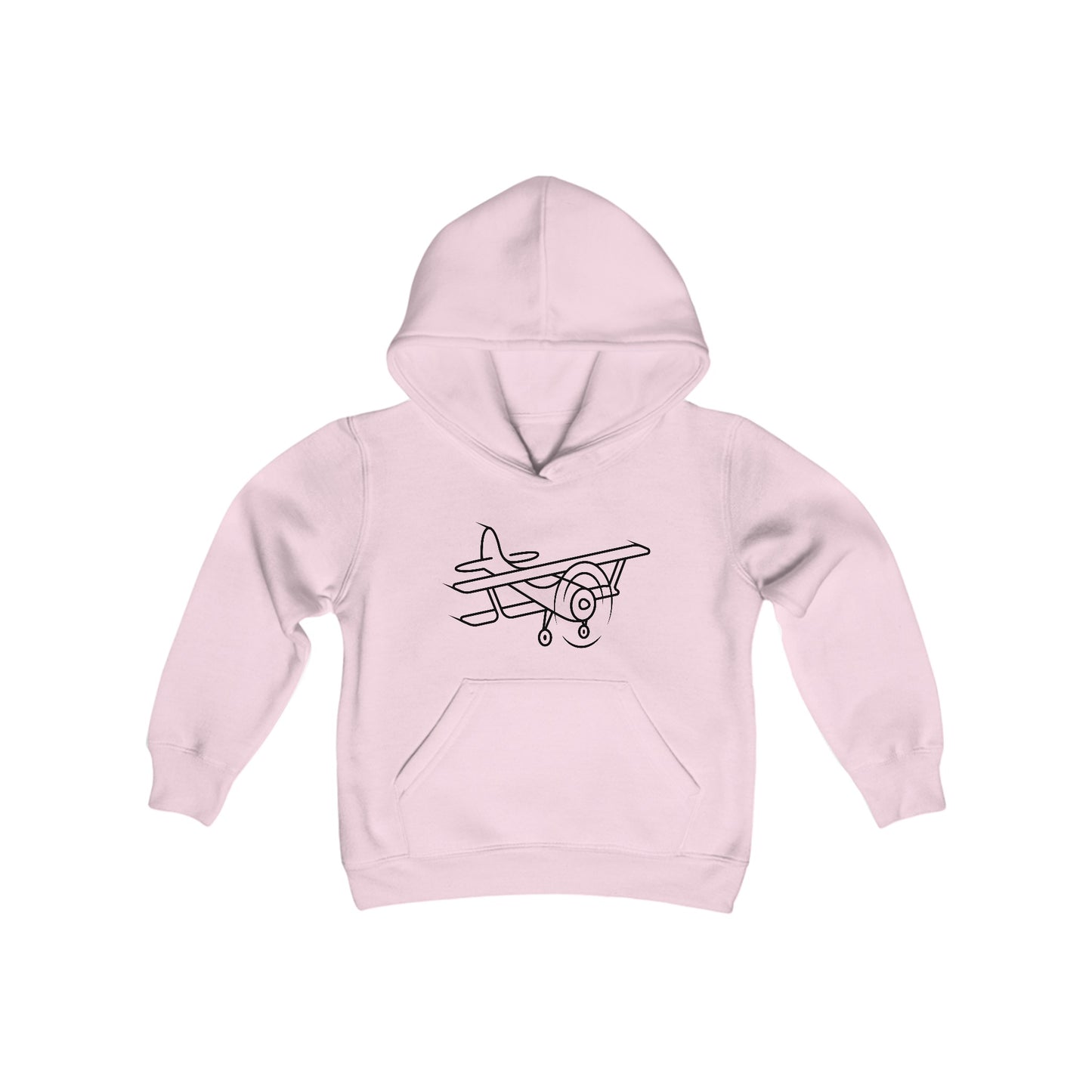 Little Airplane Print Kids Hoodie