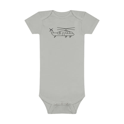 Flying Helicopter Print Baby Onesies