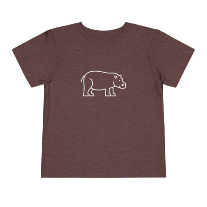 Hippo Print Toddlers T-Shirt