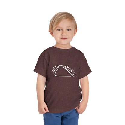 Crunchy Taco Print Toddlers T-Shirt