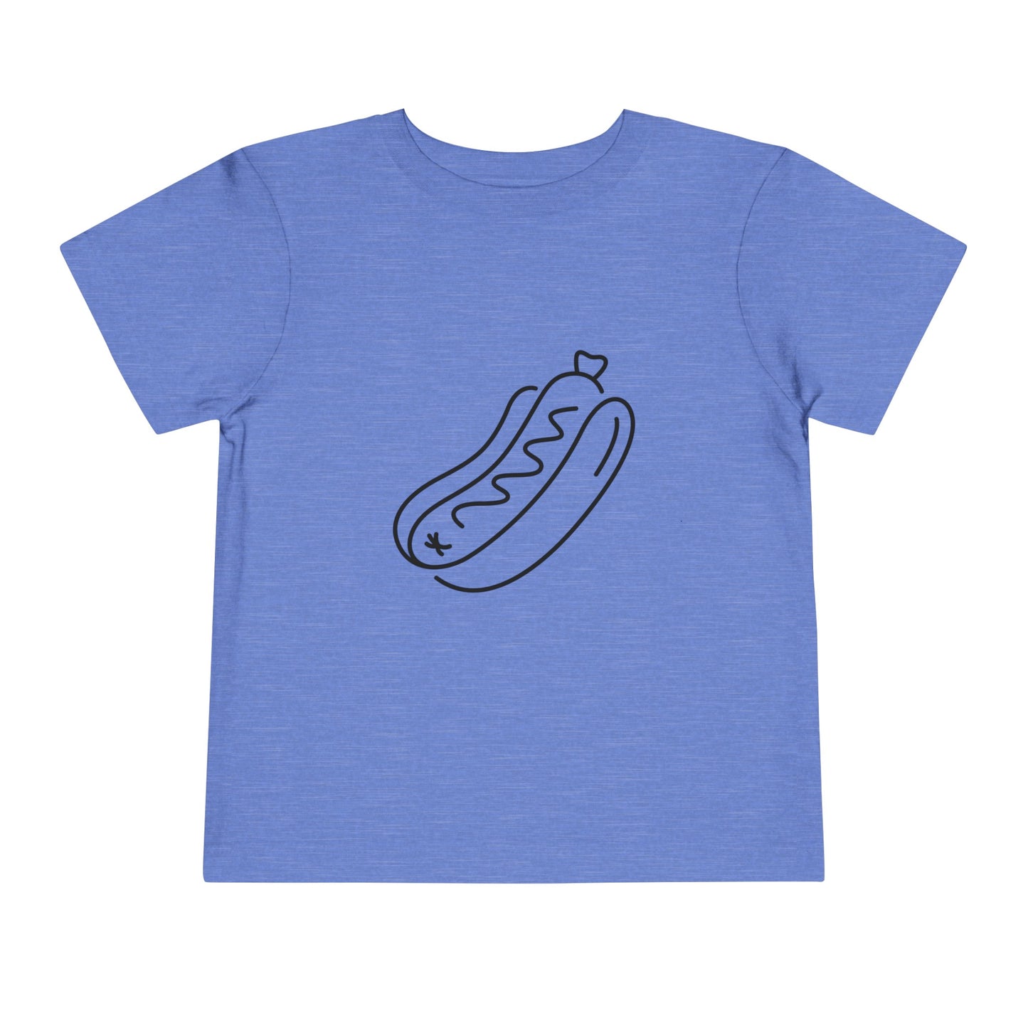 Tasty Hot Dog Print Toddlers T-Shirt