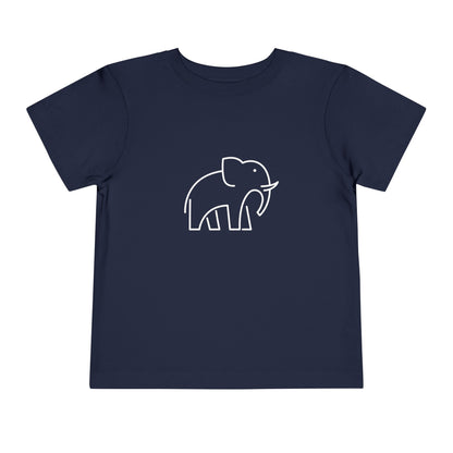 Standing Elephant Print Toddlers T-Shirt