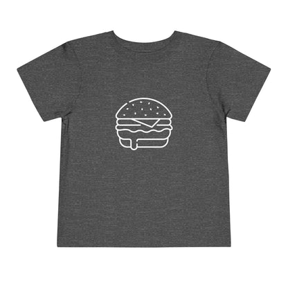 Yummy Burger Print Toddlers T-Shirt