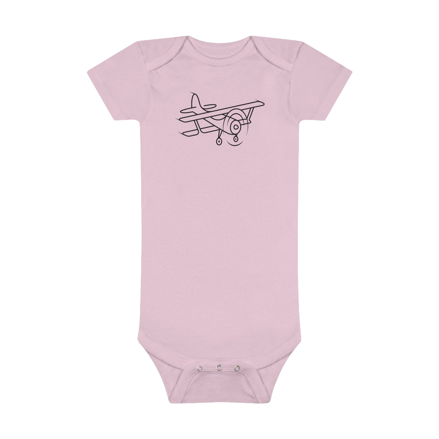 Little Airplane Print Baby Onesies