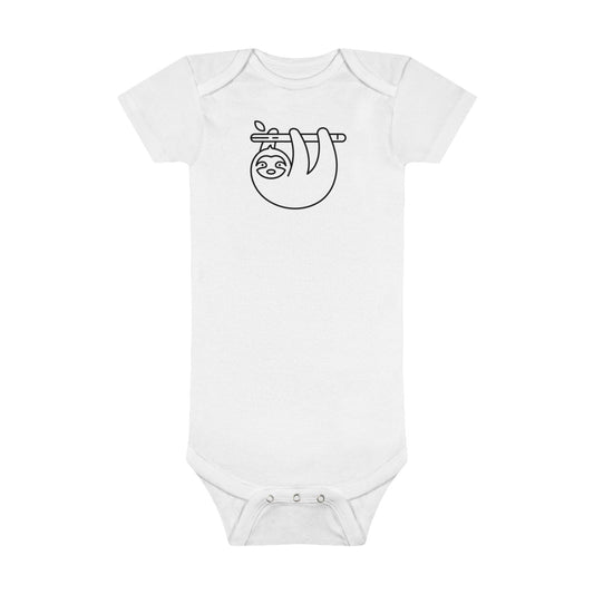 Sloth Print Baby Onesies