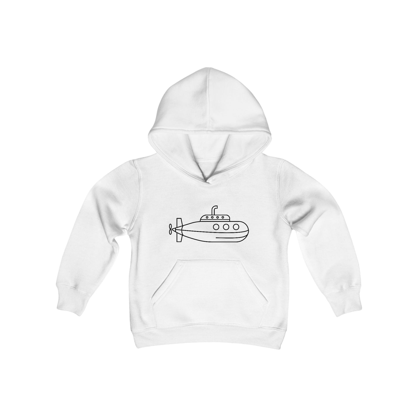 Submarine Print Kids Hoodie