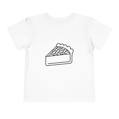 Slice of Pie Print Toddlers T-Shirt