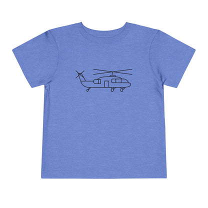 Flying Helicopter Print Kids T-Shirt