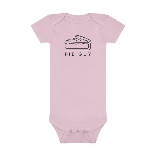 Pie Guy Print Baby Onesies