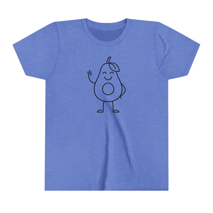 Avocado Person Print Youth T-Shirt