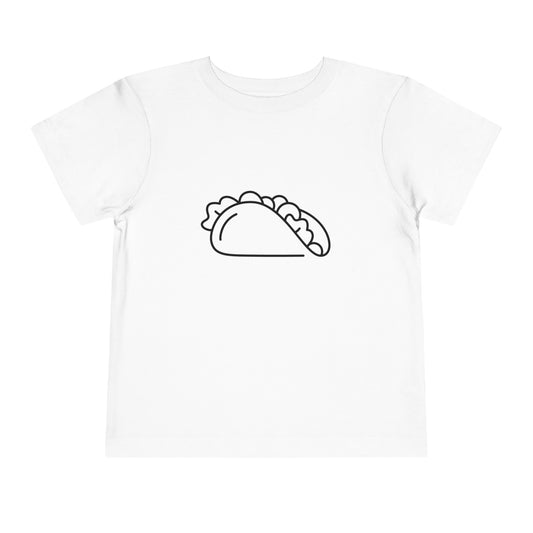 Crunchy Taco Print Toddlers T-Shirt