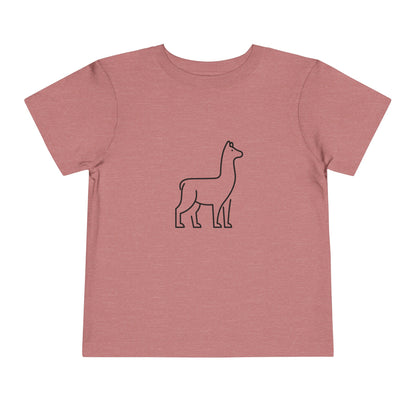 Alpaca Print Toddlers T-Shirt