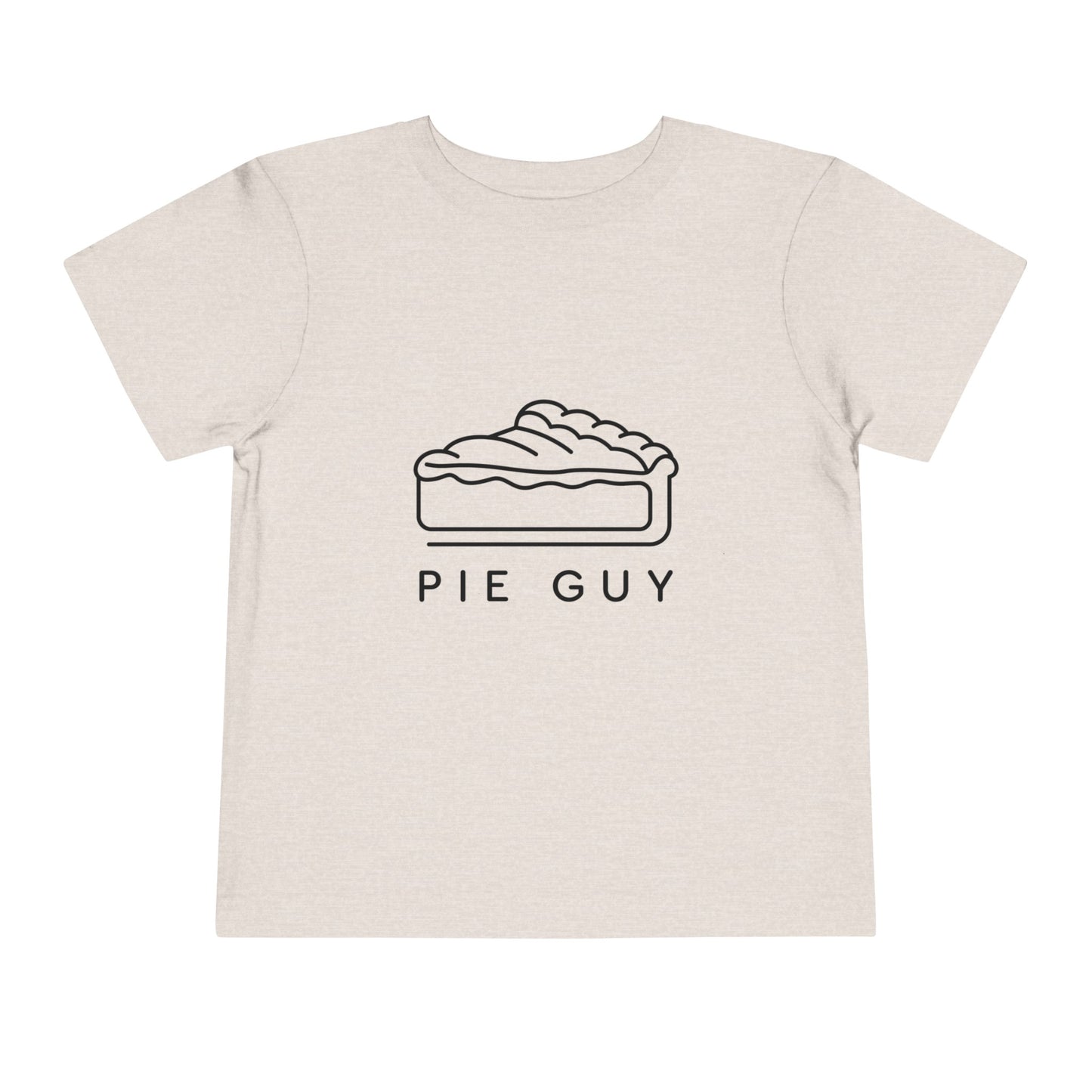 Pie Guy Print Toddlers T-Shirt