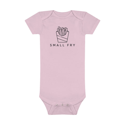 Small Fry Print Baby Onesies