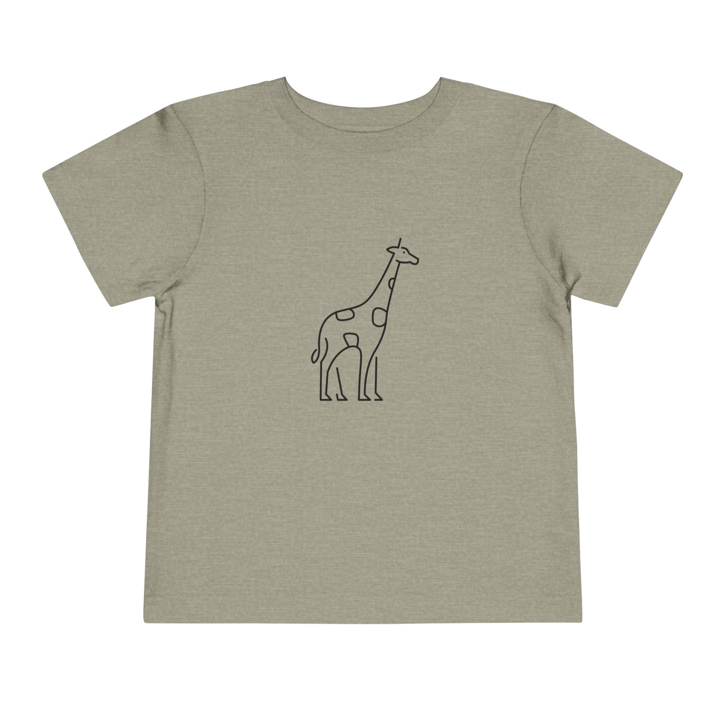 Giraffe Print Toddlers T-Shirt