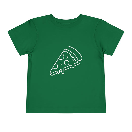 Cheesy Pizza Print Toddlers T-Shirt