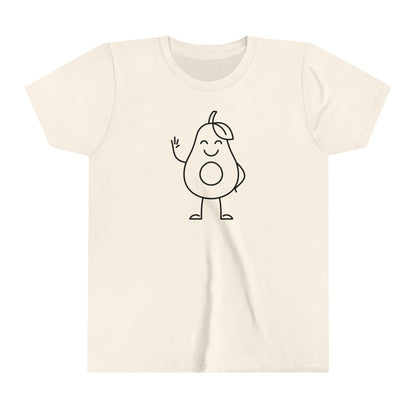 Avocado Person Print Youth T-Shirt