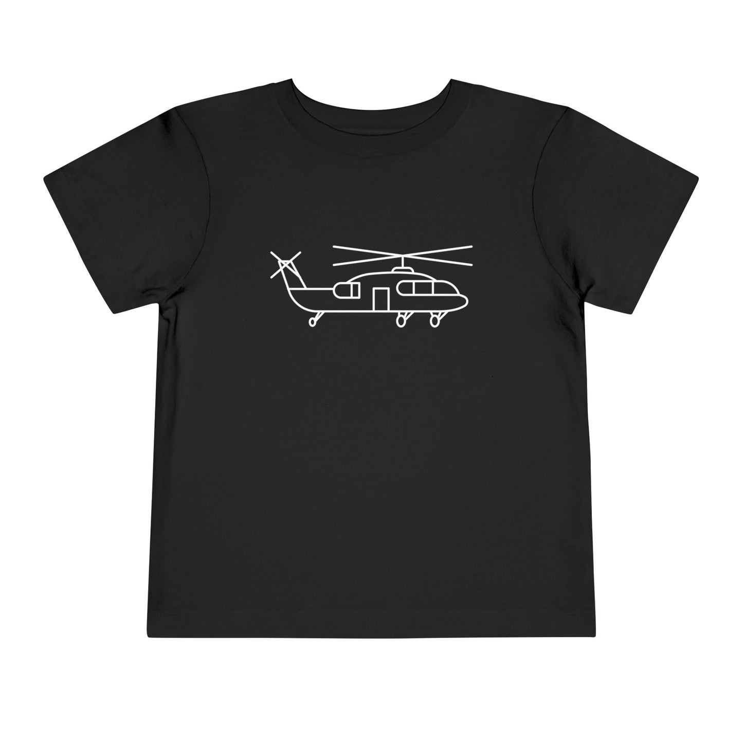 Flying Helicopter Print Kids T-Shirt