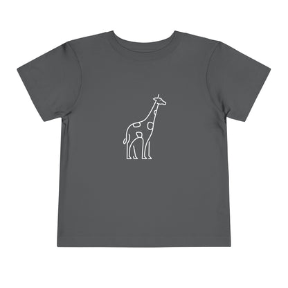 Giraffe Print Toddlers T-Shirt